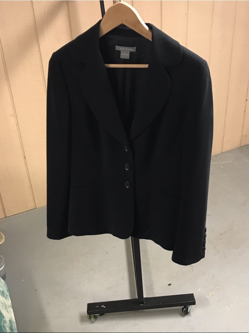 Ann Taylor Black Women's Three-Button Blazer